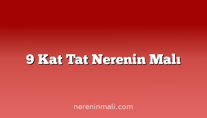 9 Kat Tat Nerenin Malı