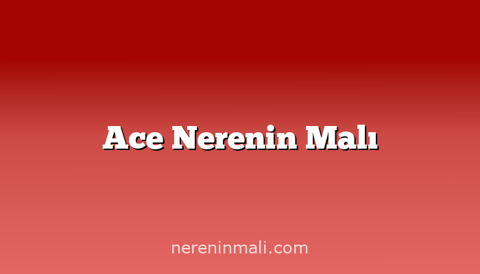 Ace Nerenin Malı