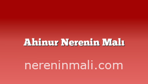 Ahinur Nerenin Malı