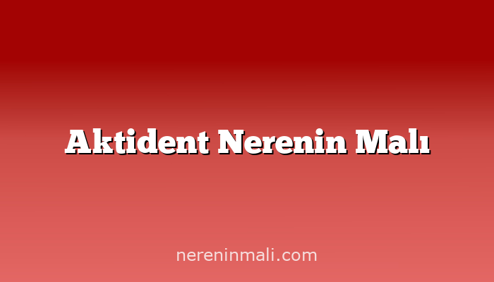 Aktident Nerenin Malı