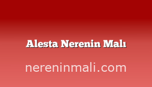 Alesta Nerenin Malı