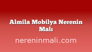 Almila Mobilya Nerenin Malı