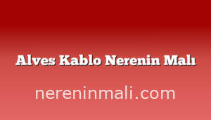 Alves Kablo Nerenin Malı