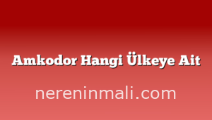 Amkodor Hangi Ülkeye Ait