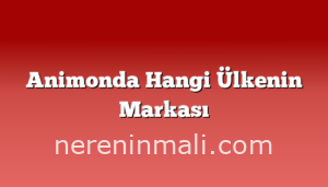 Animonda Hangi Ülkenin Markası