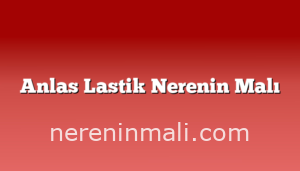 Anlas Lastik Nerenin Malı