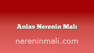 Anlas Nerenin Malı