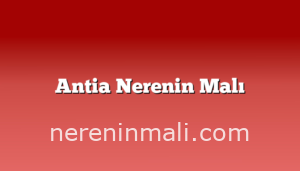 Antia Nerenin Malı