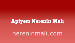 Apiyem Nerenin Malı