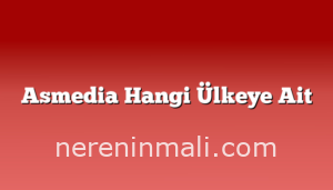 Asmedia Hangi Ülkeye Ait