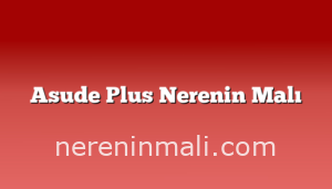 Asude Plus Nerenin Malı