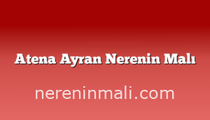 Atena Ayran Nerenin Malı