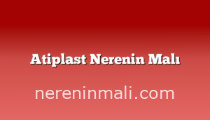 Atiplast Nerenin Malı