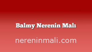 Balmy Nerenin Malı