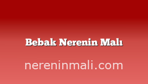 Bebak Nerenin Malı