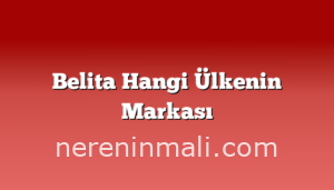 Belita Hangi Ülkenin Markası