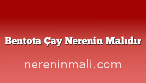 Bentota Çay Nerenin Malıdır