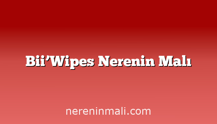 Bii’Wipes Nerenin Malı