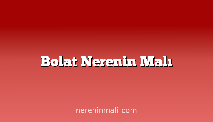 Bolat Nerenin Malı