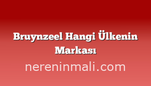 Bruynzeel Hangi Ülkenin Markası