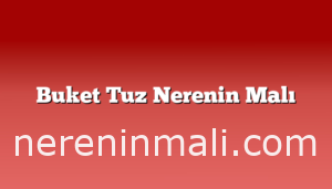 Buket Tuz Nerenin Malı