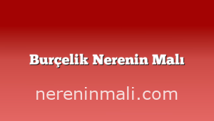 Burçelik Nerenin Malı