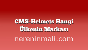 CMS-Helmets Hangi Ülkenin Markası