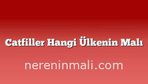 Catfiller Hangi Ülkenin Malı