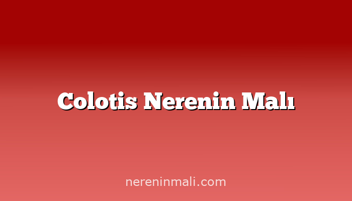 Colotis Nerenin Malı