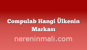 Compulab Hangi Ülkenin Markası