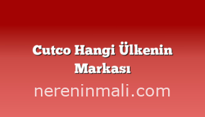 Cutco Hangi Ülkenin Markası