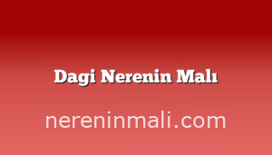 Dagi Nerenin Malı