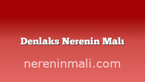 Denlaks Nerenin Malı