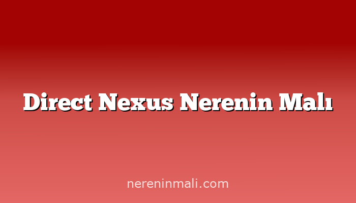 Direct Nexus Nerenin Malı