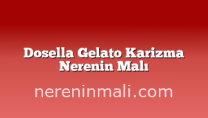 Dosella Gelato Karizma Nerenin Malı