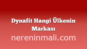 Dynafit Hangi Ülkenin Markası