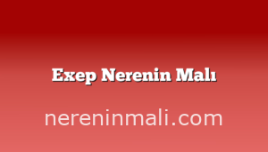 Exep Nerenin Malı