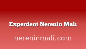 Experdent Nerenin Malı