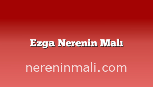 Ezga Nerenin Malı