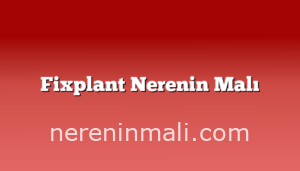 Fixplant Nerenin Malı