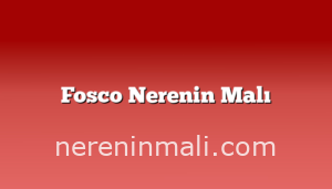 Fosco Nerenin Malı