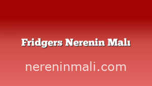 Fridgers Nerenin Malı