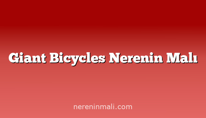 Giant Bicycles Nerenin Malı