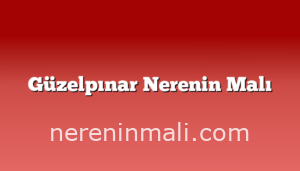 Güzelpınar Nerenin Malı