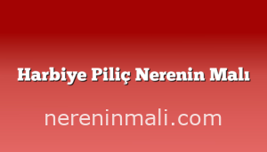 Harbiye Piliç Nerenin Malı