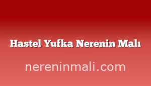 Hastel Yufka Nerenin Malı