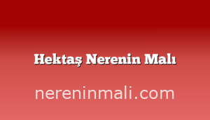 Hektaş Nerenin Malı