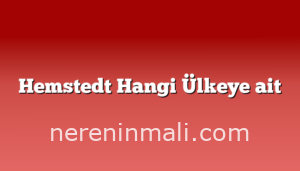 Hemstedt Hangi Ülkeye ait