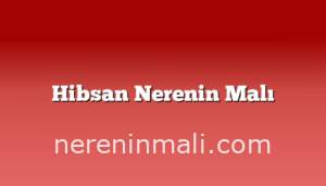 Hibsan Nerenin Malı