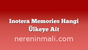 Inotera Memories Hangi Ülkeye Ait